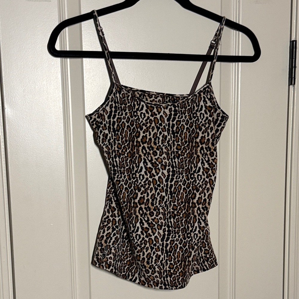 Leopard Print Cami Top